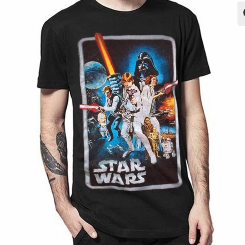 NWOT  Star Wars A New Hope Poster T-Shirt Vintage
